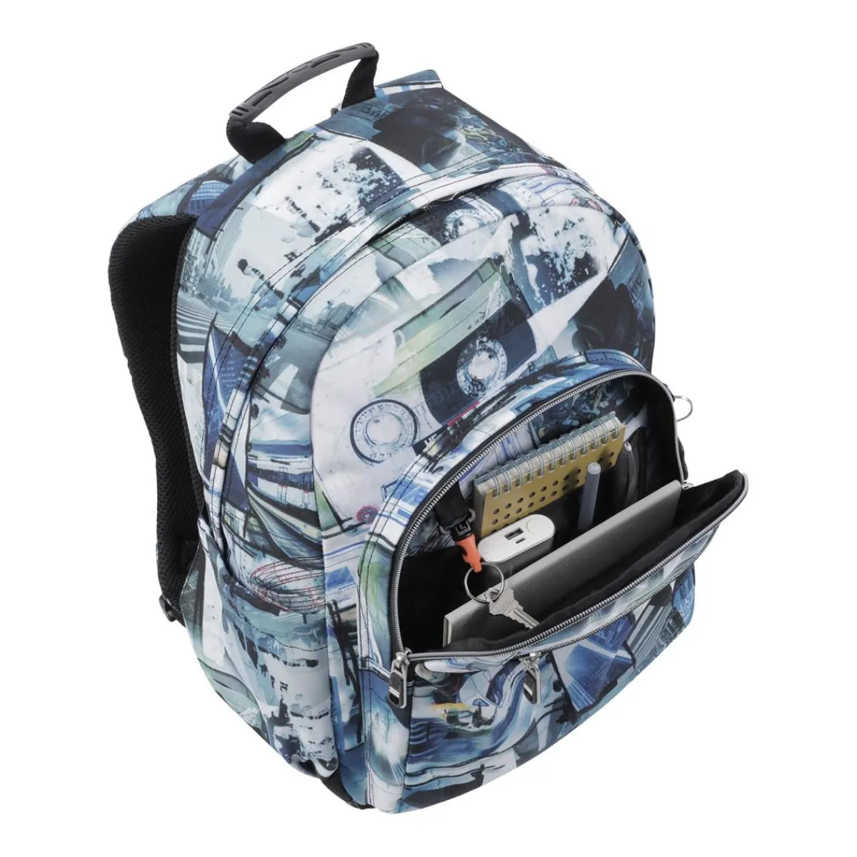 TOTTO Material Escolar*- Mochila escolar postales y casetes Acuarela