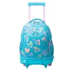TOTTO Material Escolar*- Mochila escolar ruedas desmontable corazones pintados Tiza