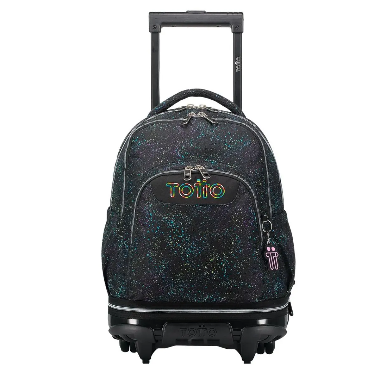 TOTTO Material Escolar*- Mochila escolar ruedas desmontable salpicado color Tiza
