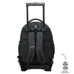 TOTTO Material Escolar*- Mochila escolar ruedas desmontable salpicado color Tiza