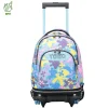 TOTTO Material Escolar*- Mochila escolar ruedas desmontable flores hawaianas Tiza