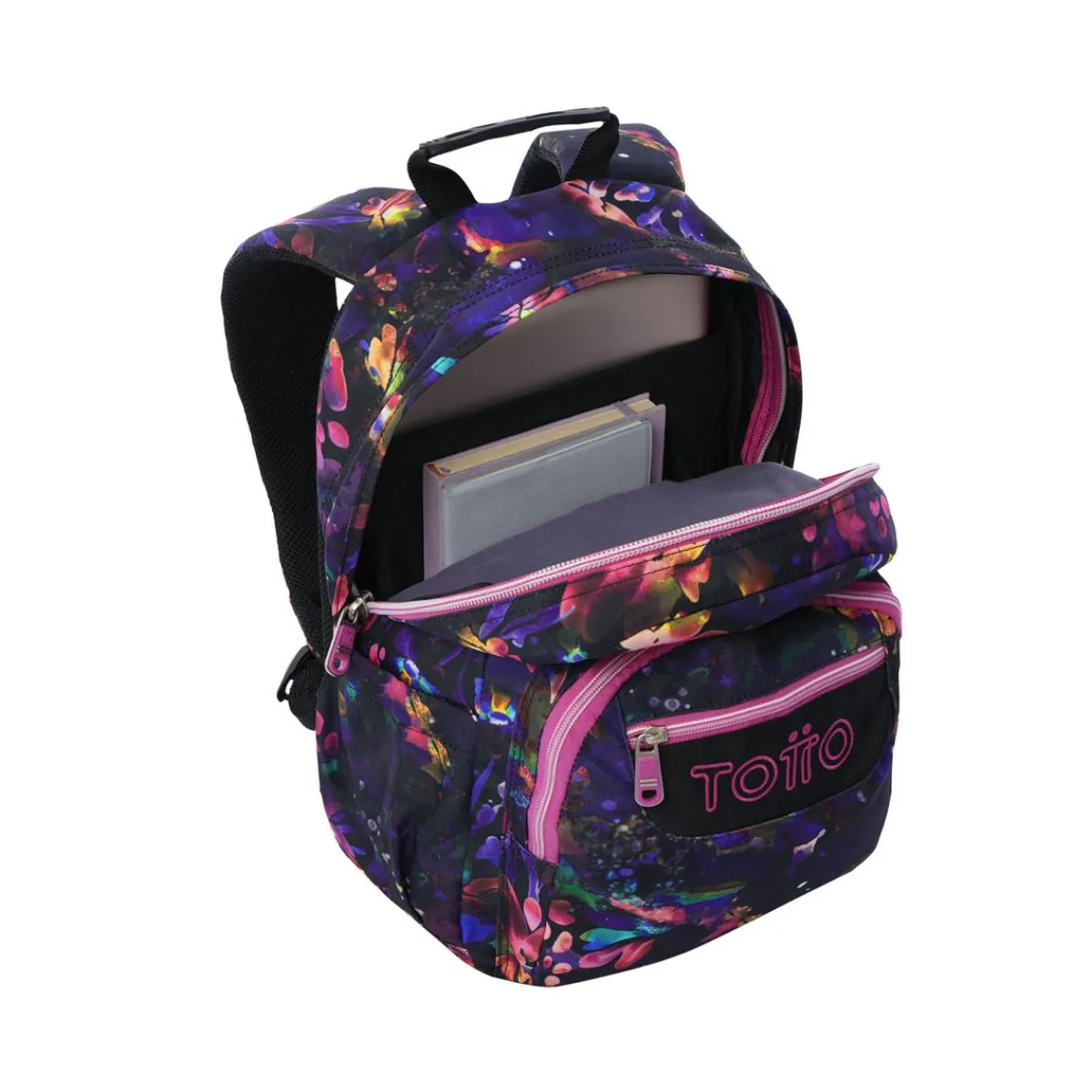 TOTTO Material Escolar*- Mochila Gommas Flower Galaxy