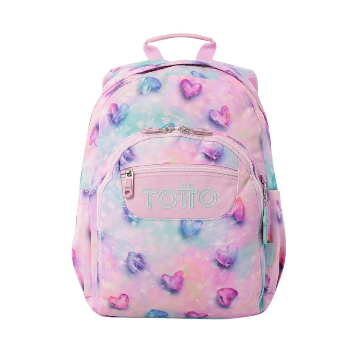 TOTTO Material Escolar*- Mochila Gommas Glitter Shiny Heart