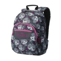 TOTTO Material Escolar*- Mochila Gommas Kitten Rose