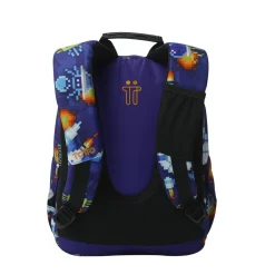 TOTTO Material Escolar*- Mochila Gommas Space Blue