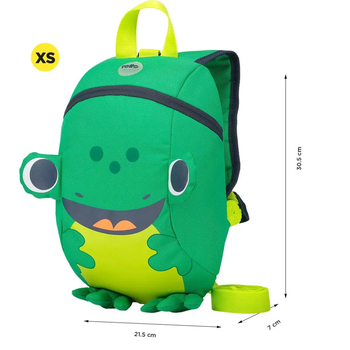 TOTTO Material Escolar*- Mochila infantil rana Cornejo