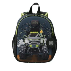 TOTTO Material Escolar*- Mochila Monster Race S