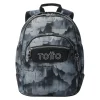 TOTTO Material Escolar*- Mochila Rayol Digital Hill