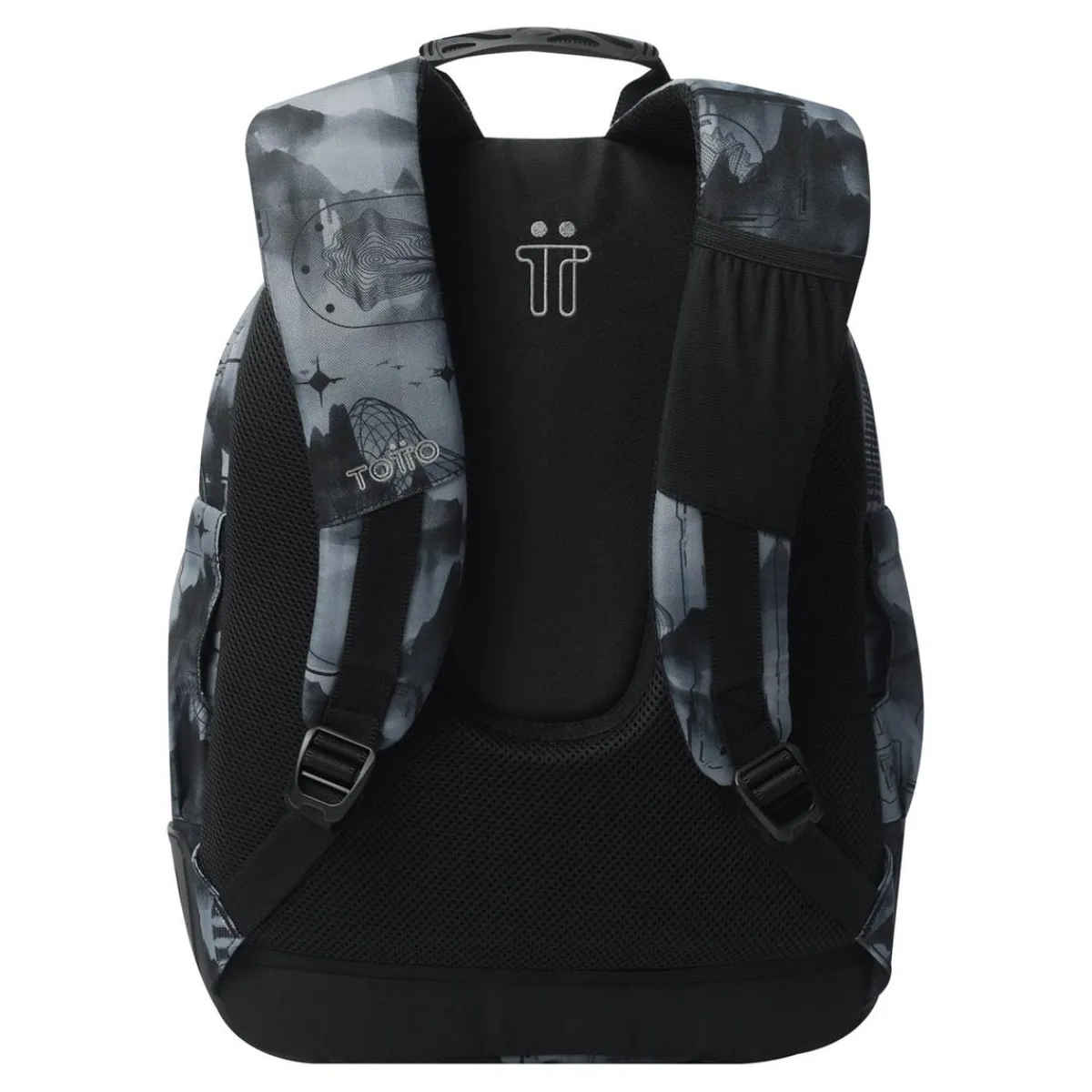 TOTTO Material Escolar*- Mochila Rayol Digital Hill
