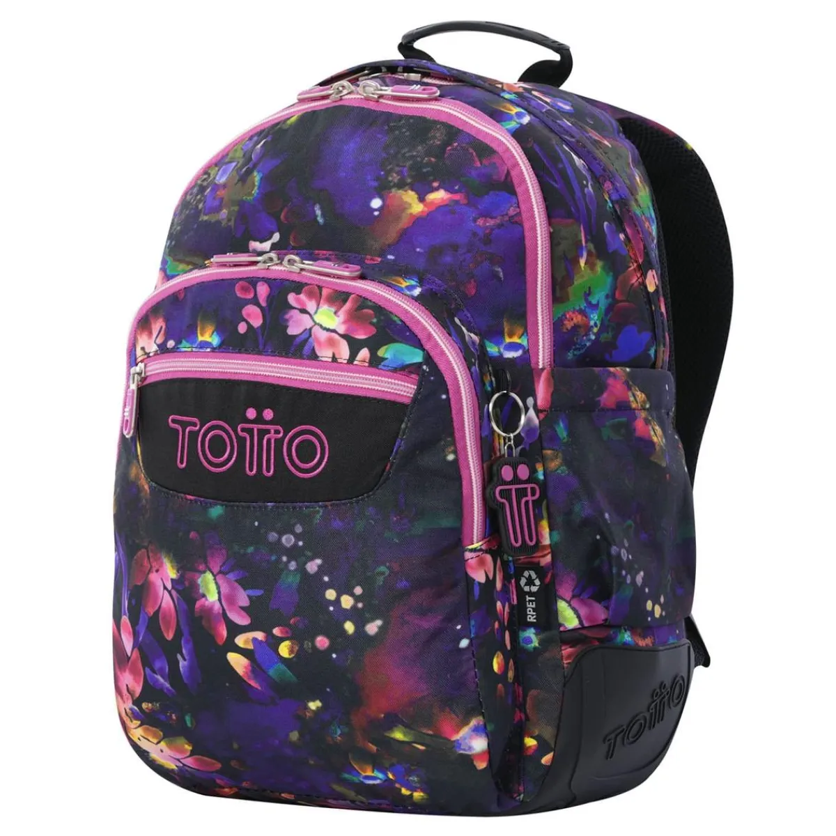 TOTTO Material Escolar*- Mochila Rayol Flower Galaxy