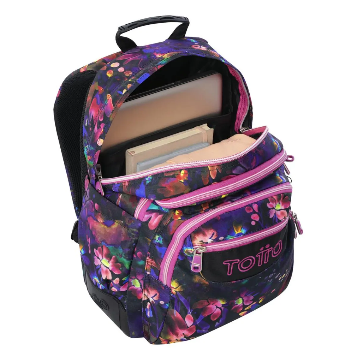 TOTTO Material Escolar*- Mochila Rayol Flower Galaxy