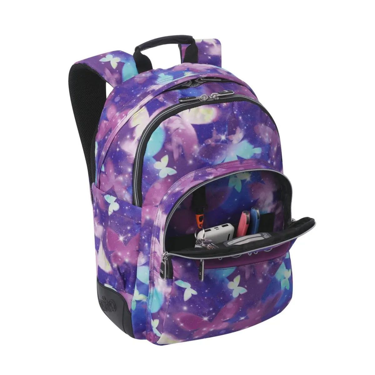 TOTTO Material Escolar*- Mochila Rayol Glitter Star Butterfly