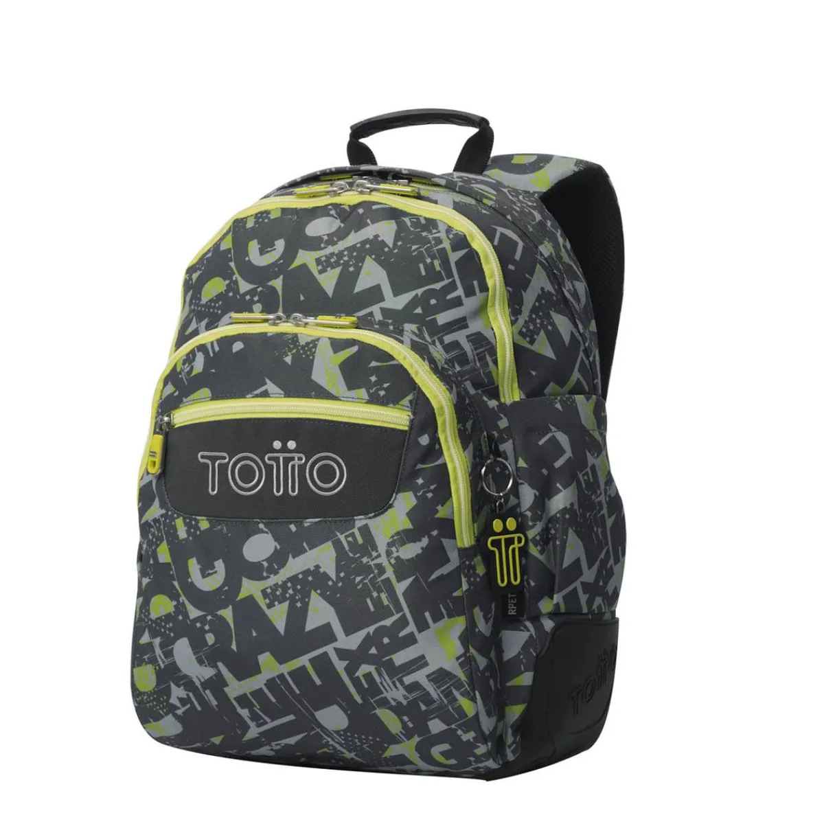 TOTTO Material Escolar*- Mochila Rayol Texgrunge