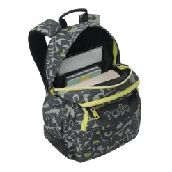 TOTTO Material Escolar*- Mochila Rayol Texgrunge