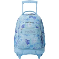 TOTTO Material Escolar*- Mochila Renglones con ruedas Polar