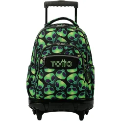 TOTTO Material Escolar*- Mochila Renglones con ruedas Ali