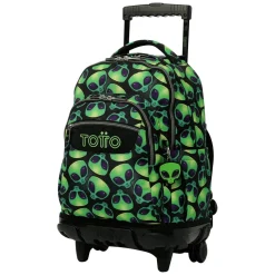 TOTTO Material Escolar*- Mochila Renglones con ruedas Ali