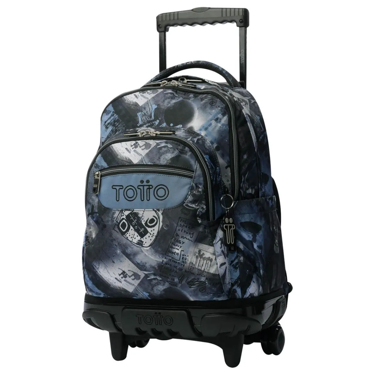 TOTTO Material Escolar*- Mochila Renglones con ruedas Film