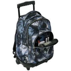 TOTTO Material Escolar*- Mochila Renglones con ruedas Film