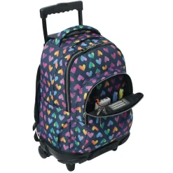 TOTTO Material Escolar*- Mochila Renglones con ruedas Latty