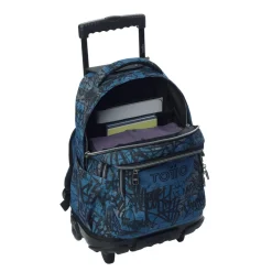 TOTTO Material Escolar*- Mochila Renglones con ruedas - Urban Graph