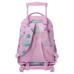 TOTTO Material Escolar*- Mochila Renglones con ruedas Glitter Shiny Heart