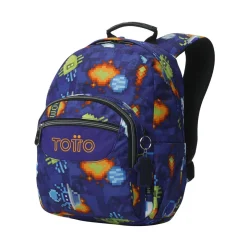 TOTTO Material Escolar*- Mochila Tempera Space Blue