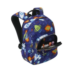 TOTTO Material Escolar*- Mochila Tempera Space Blue