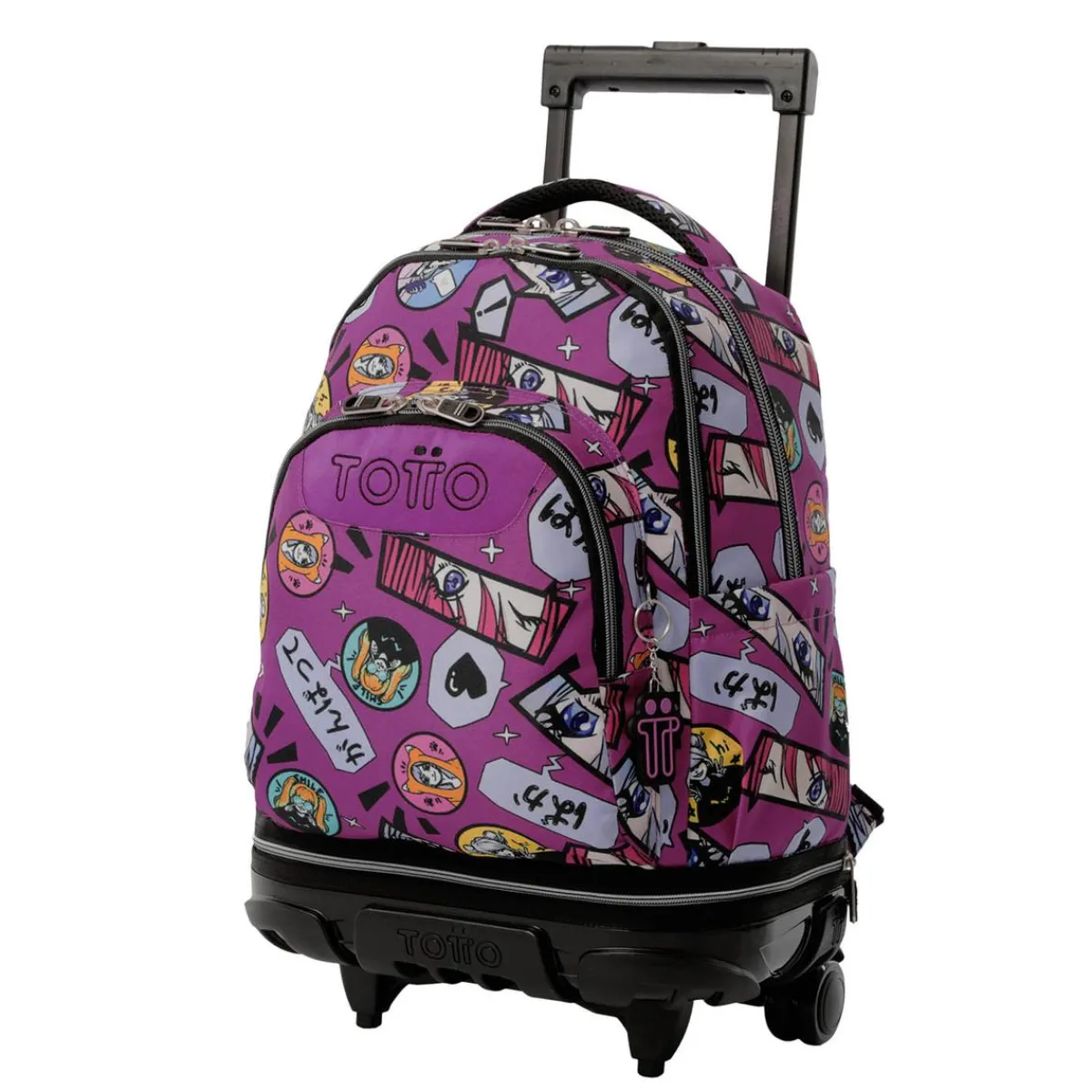 TOTTO Material Escolar*- Mochila Tiza con ruedas Kitsune