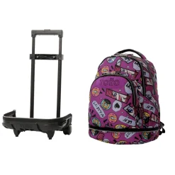TOTTO Material Escolar*- Mochila Tiza con ruedas Kitsune