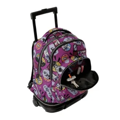TOTTO Material Escolar*- Mochila Tiza con ruedas Kitsune