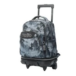 TOTTO Material Escolar*- Mochila Tiza con ruedas Digital Hill