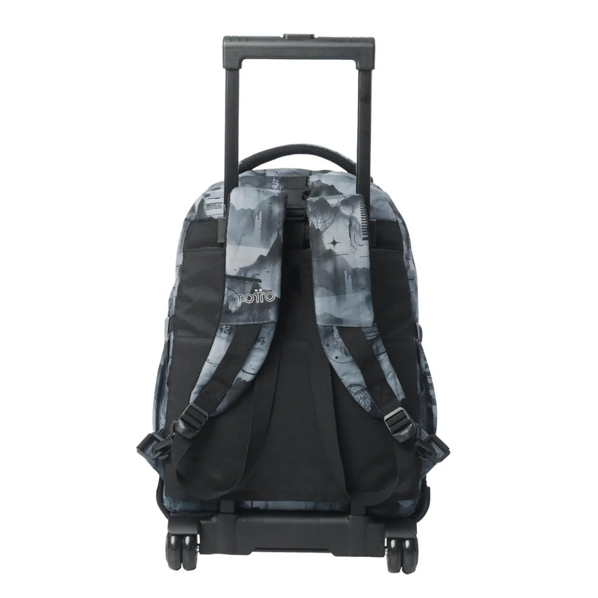 TOTTO Material Escolar*- Mochila Tiza con ruedas Digital Hill