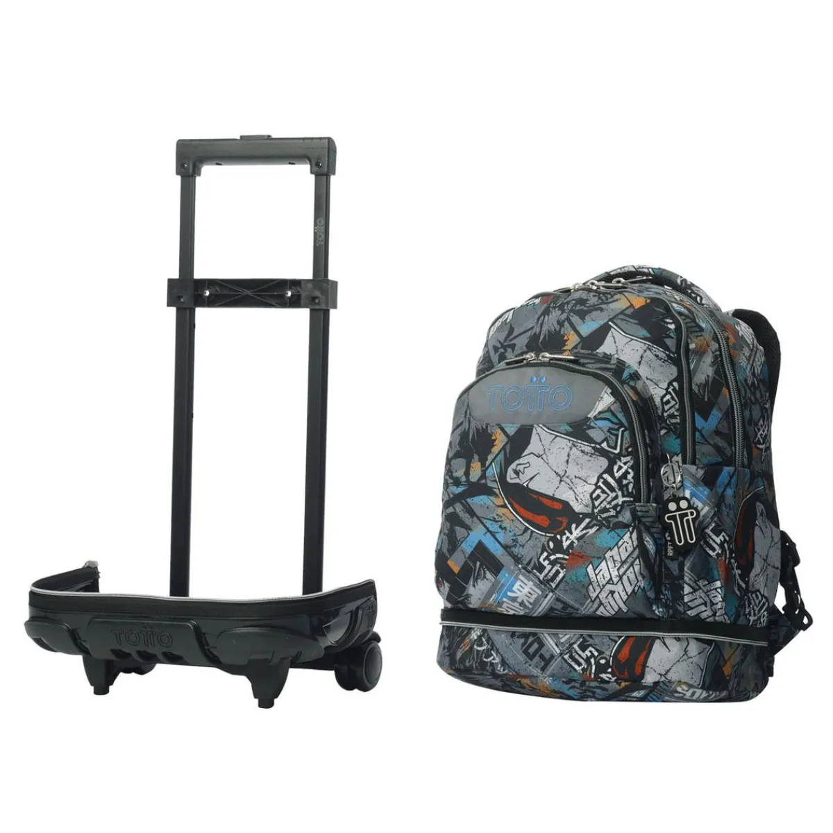TOTTO Material Escolar*- Mochila Tiza con ruedas Okubo
