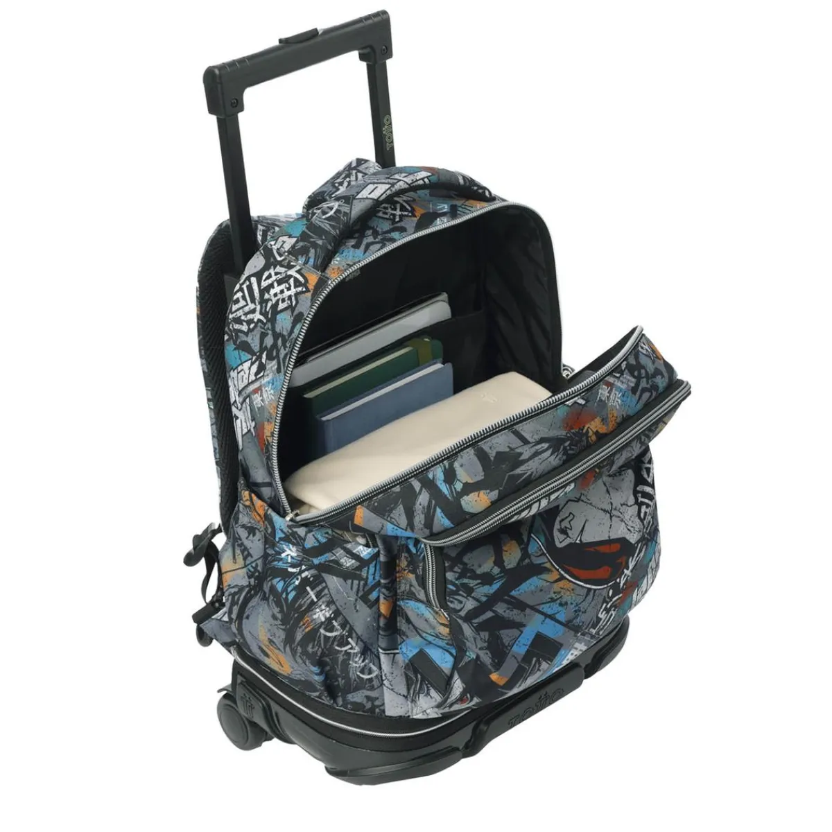 TOTTO Material Escolar*- Mochila Tiza con ruedas Okubo