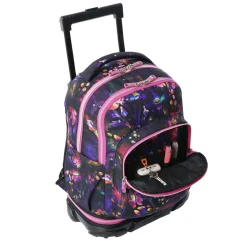 TOTTO Material Escolar*- Mochila Tiza con ruedas Flower Galaxy