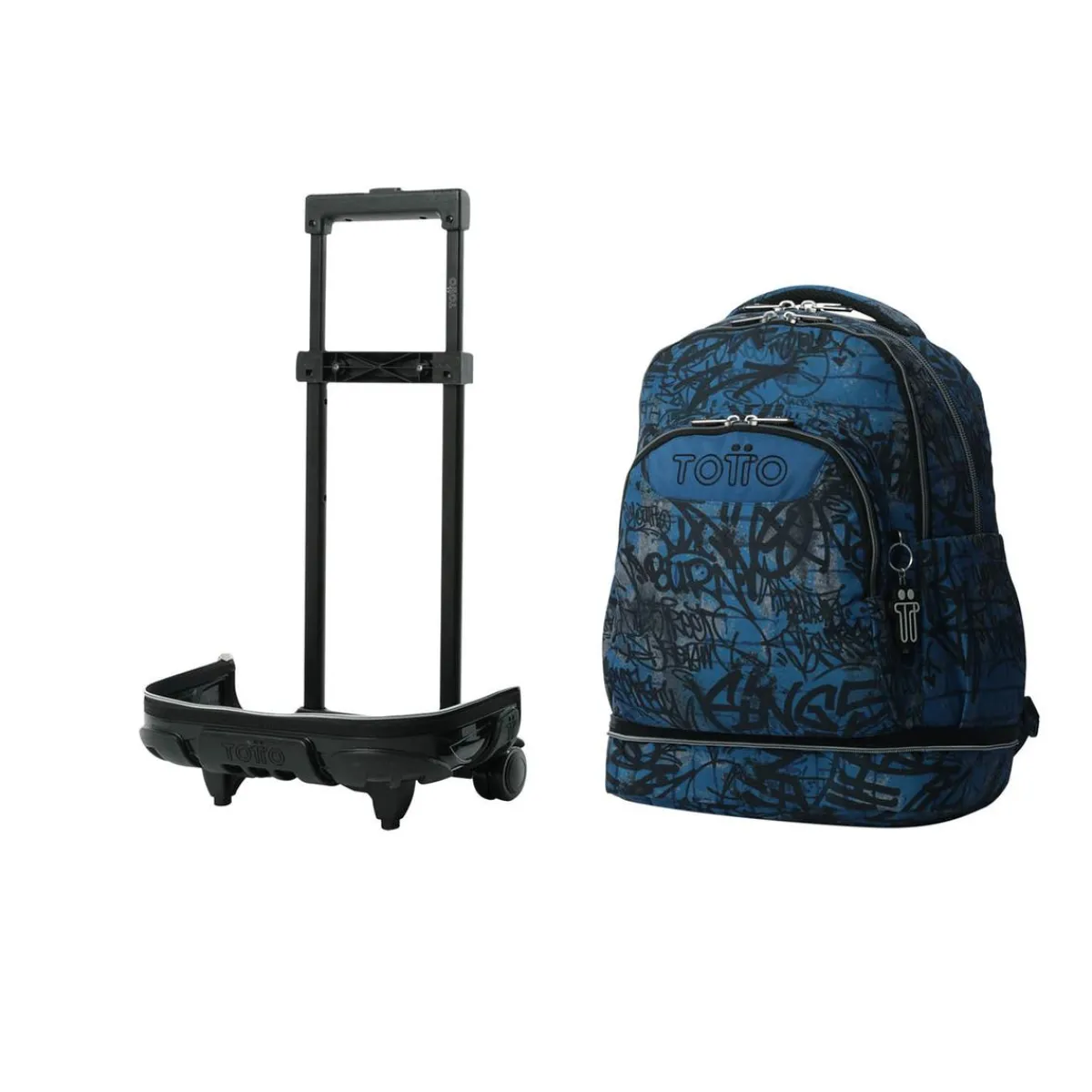 TOTTO Material Escolar*- Mochila Tiza con ruedas Urban Graph
