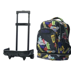 TOTTO Material Escolar*- Mochila Tiza con ruedas Sticky