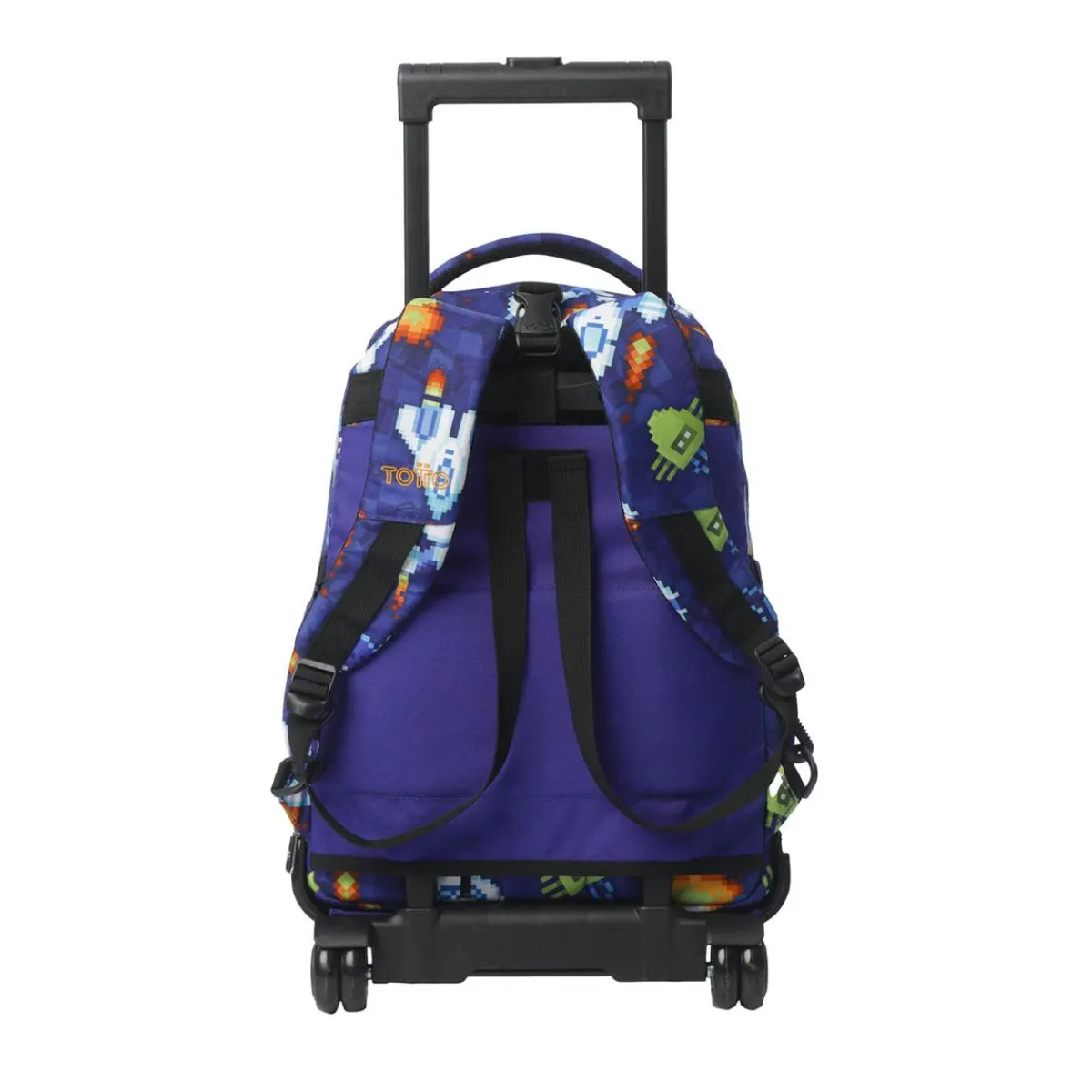 TOTTO Material Escolar*- Mochila Tiza con ruedas Space Blue