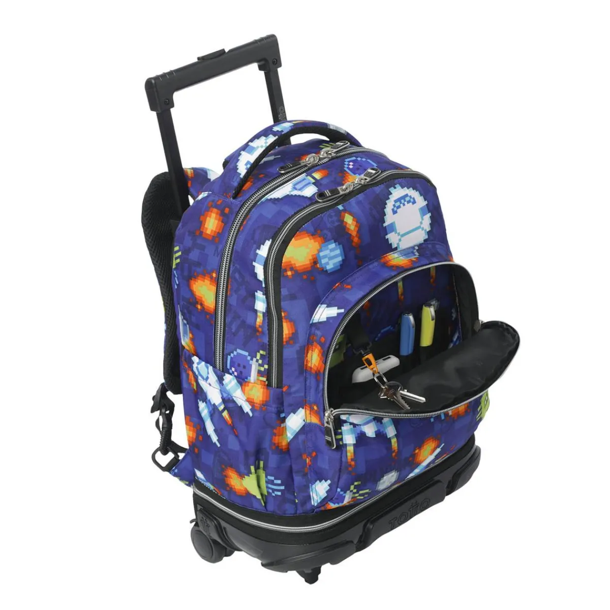 TOTTO Material Escolar*- Mochila Tiza con ruedas Space Blue