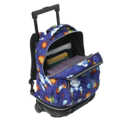 TOTTO Material Escolar*- Mochila Tiza con ruedas Space Blue