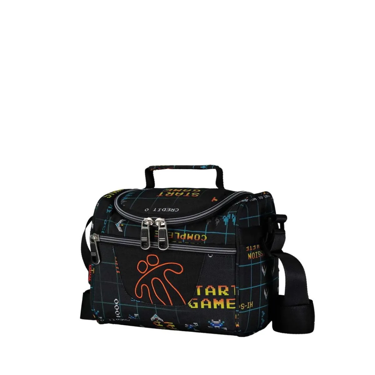 TOTTO Material Escolar*- Portameriendas escolar Pizarra multicolor Hiscore