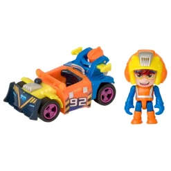 T-RACERS Vehículos Y Circuitos*- Pack coche y figura Fire & Ice (varios modelos)