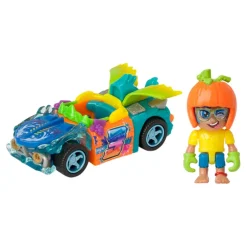 T-RACERS Vehículos Y Circuitos*- Pack coche y figura Fire & Ice (varios modelos)