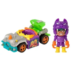 T-RACERS Vehículos Y Circuitos*- Pack coche y figura Fire & Ice (varios modelos)