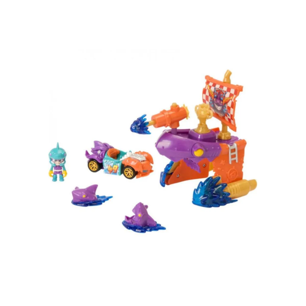 T-RACERS Vehículos Y Circuitos*- Pirate Shark