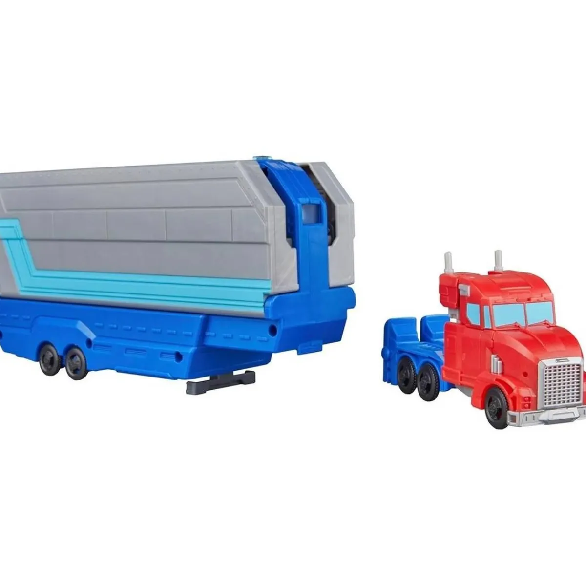 Transformers Figuras De Acción*EarthSpark - Trailer de batalla de Optimus Prime