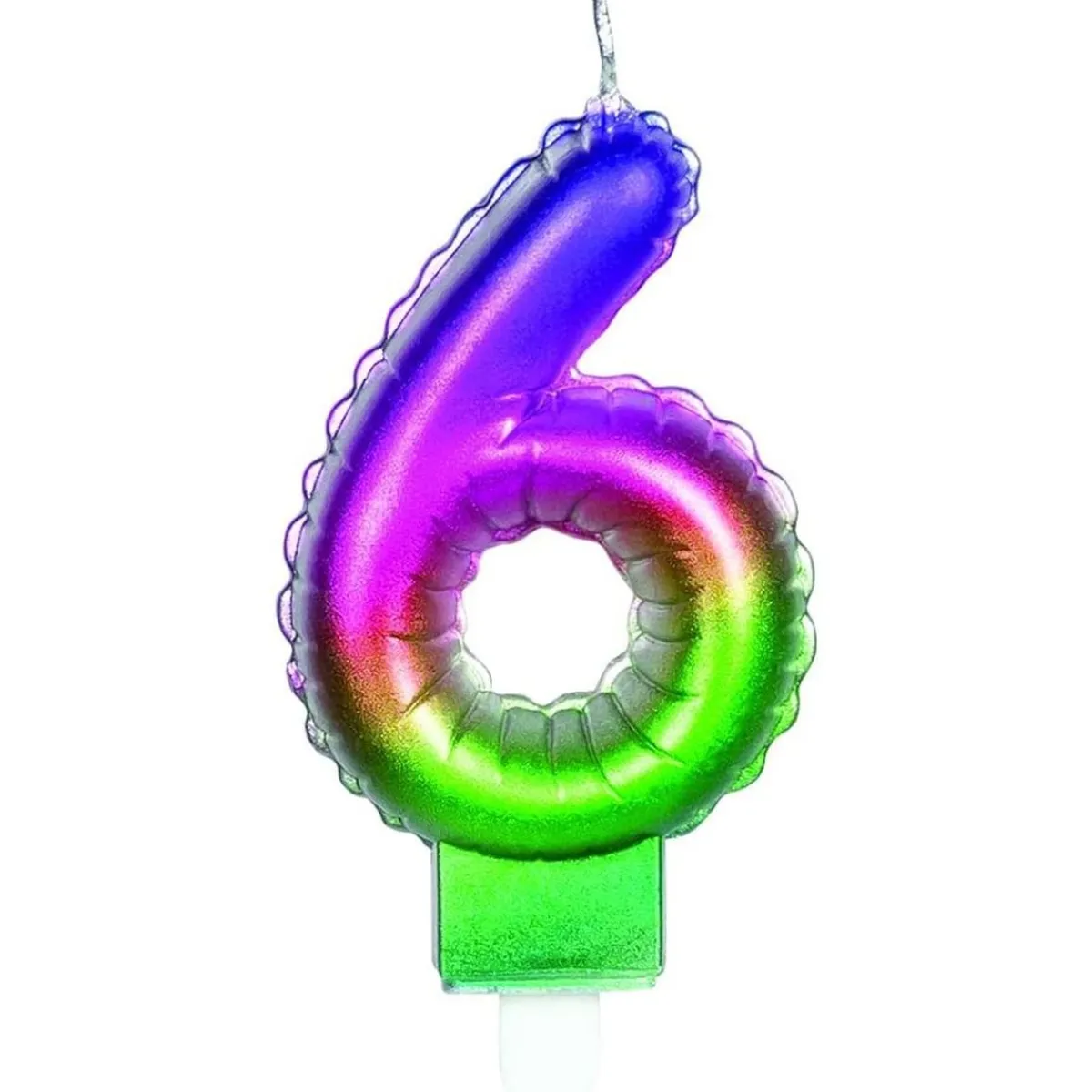 TOYS "R" US Artículos De Fiesta Y Regalos*Vela multicolor número 6