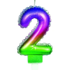 TOYS "R" US Artículos De Fiesta Y Regalos*Vela multicolor número 2