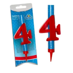 TOYS "R" US Artículos De Fiesta Y Regalos*Vela pirotécnica con número 4